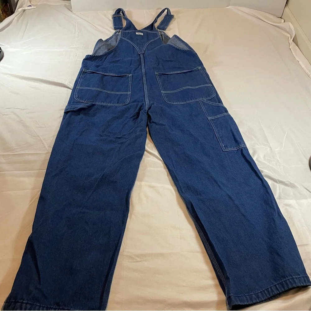 liberty denim bib